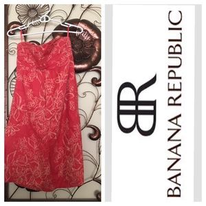 Banana Republic strapless dress.